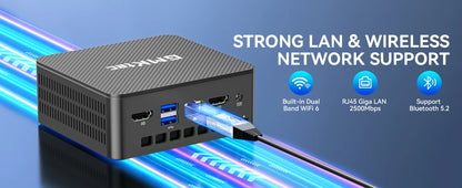 GMKtec G3 Pro Mini PC Intel i3-10110U Windows 11 Pro Mini PC 8GB DDR4 256GB PCIe M.2 SSD WiFi 6 BT5.2 Desktop Computer
