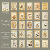 Vintage Floral & Animal Scrapbook Stickers — view 8