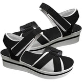 Open-Toe Platform Wedge Sandals — view 12