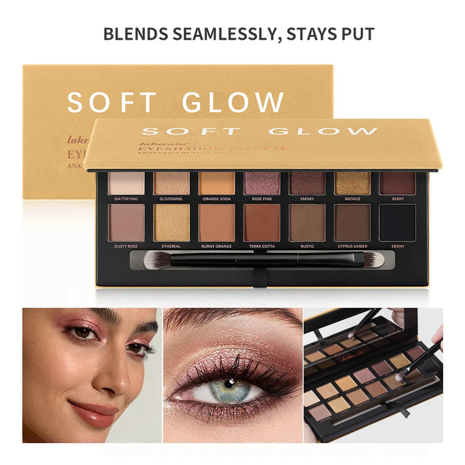 Lakerain Matte & Shimmer Eyeshadow Palette — product image