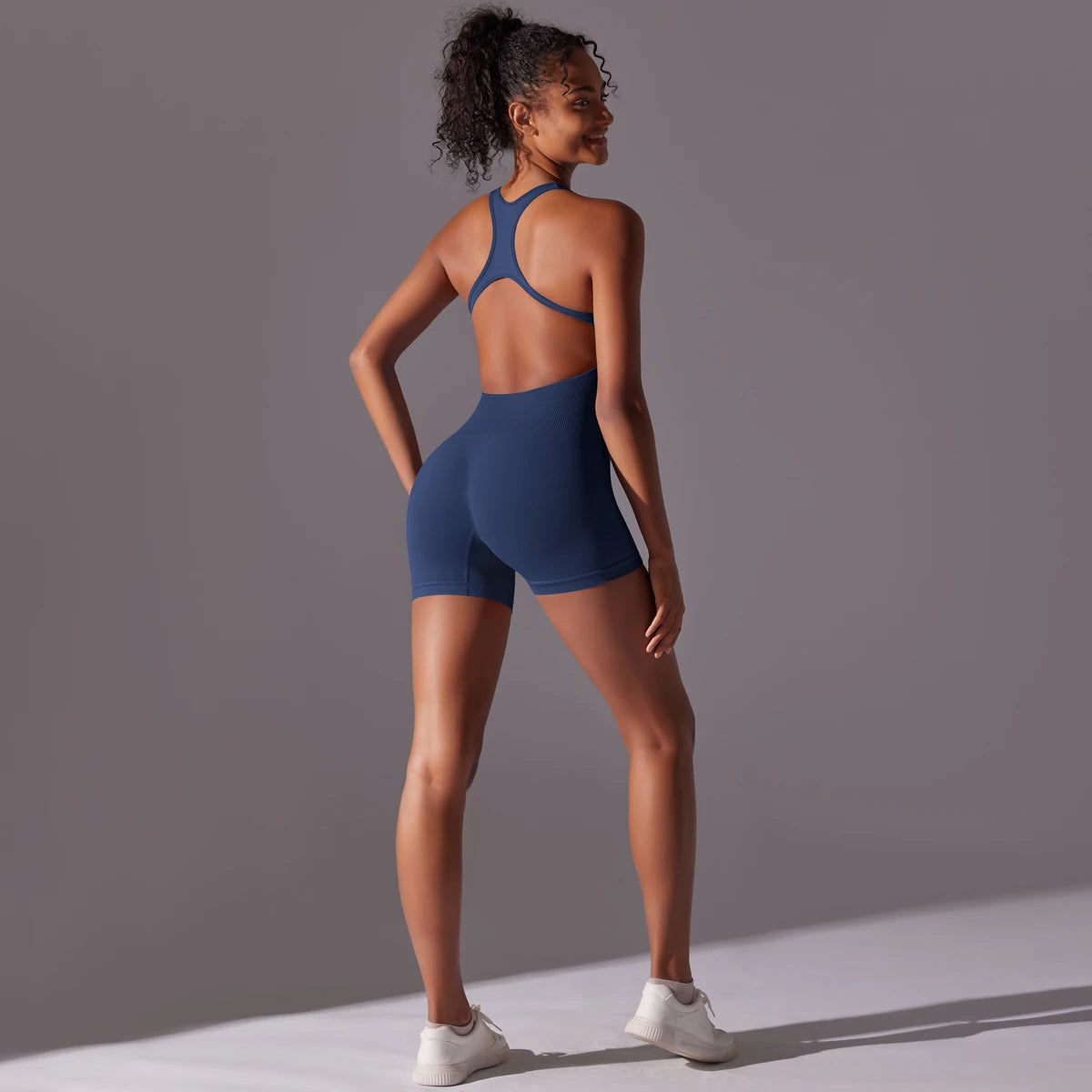 Jumpsuit Suits For Fitness Ribbed Gym Set Workout Sets Tracksuits Fitness Gym Clothing For Seamless Women Yoga Set Sportswear