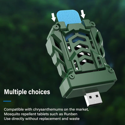 USB Mosquito Killer Summer Portable Mosquito Repeller Heated Electric Mosquito Repellent Improve Sleep Home Outdoor Camping