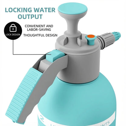 2L Hand Pressure Water Sprayer Portable Garden Pump Sprayer Weeds Pest Spray Bottle Plants Sprinkler Car Wash Spray Watering Can