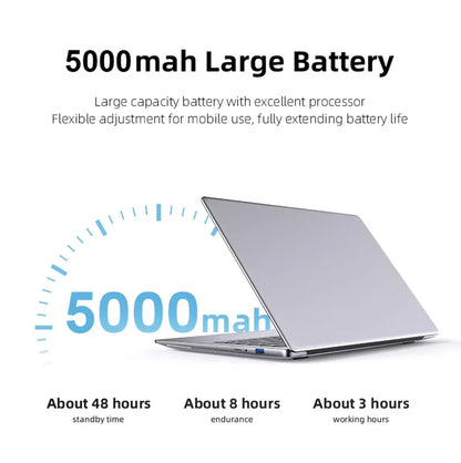 14.1 Inch Business Ultra Portable Laptop 2026 Win11 DDR4 16GB/32GB RAM 2TB SSD Slim Office Notebook PC I9-9900 Intel 6500Y