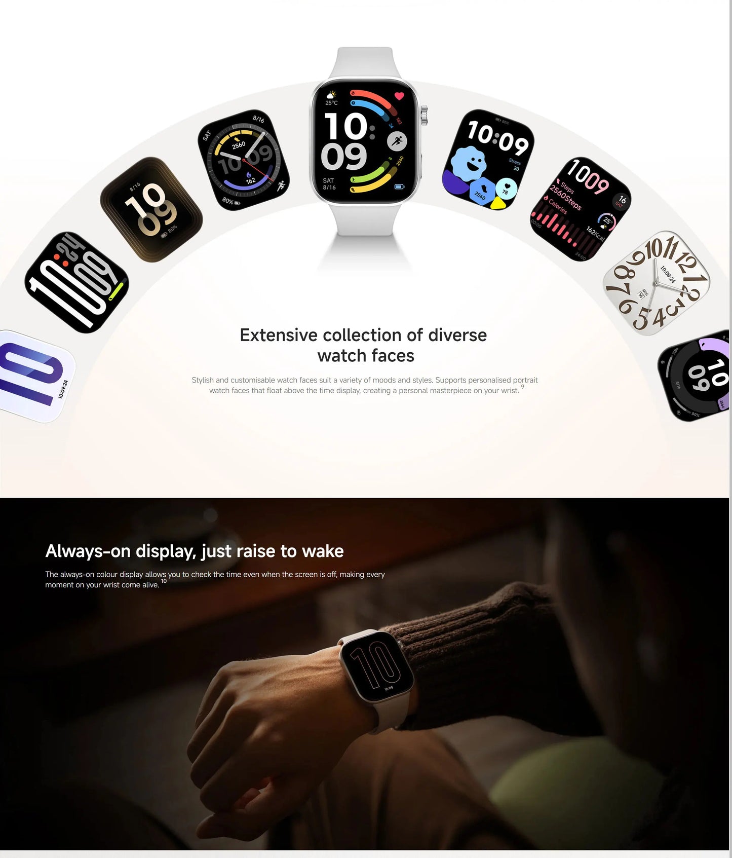 Global Version Redmi Watch 6 2.07" AMOLED Screen 550mAh Battery 150+ Sports Modes 5ATM Water Resistance Xiaomi HyperOS 3