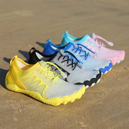 Outdoor Barefoot Sneakers Aqua shoes Men's and Women's Children's Quick-drying Swimming Beach Shoes Water Shoes Suitable Water S
