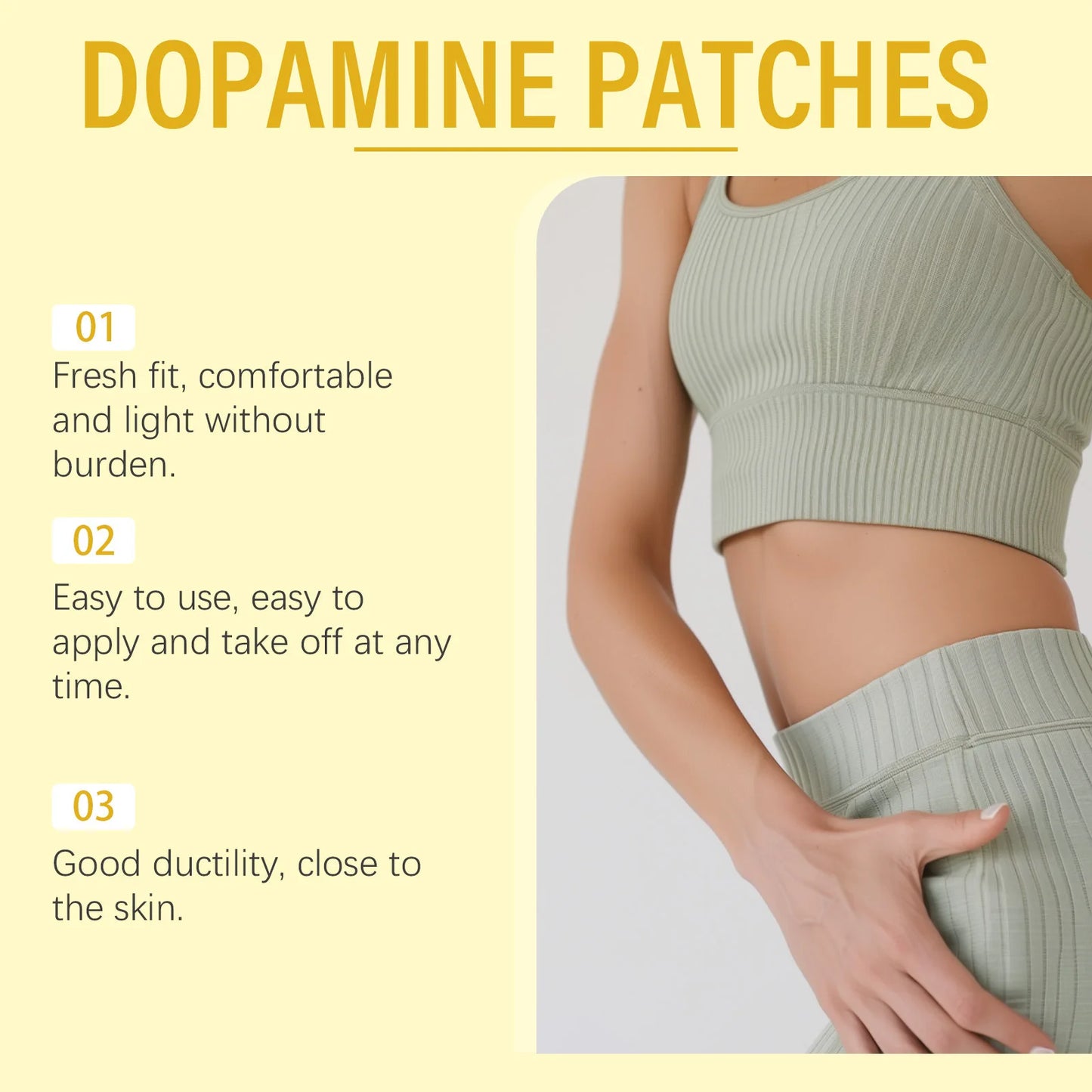 30 Patches for appetite control | metabolism support | supplement body energy, Plant - based Formula