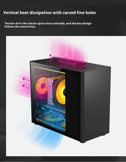 Question M5 PC case M-ATX Portable Computer Case ITX Motherboard ATX/SFX Power Supply Support U3 Desktop MINI Small Chassis