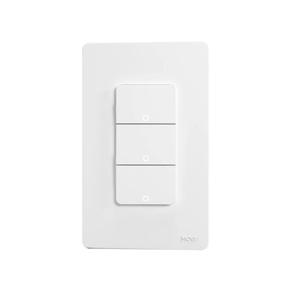 MOES Tuya ZigBee Smart Light Switch US Push Button Wall Switch Work With Alexa Google Home Neutral Wire/No Neutral Wire Required