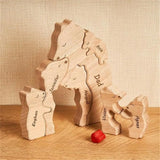 Personalized Wooden Bear Puzzle — view 3