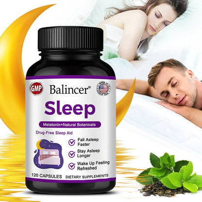 Valerian Root - Support for Calm & Relaxation To Prepare for Sleep, Nervous System Health, with Melatonin Extract, 120 Capsules
