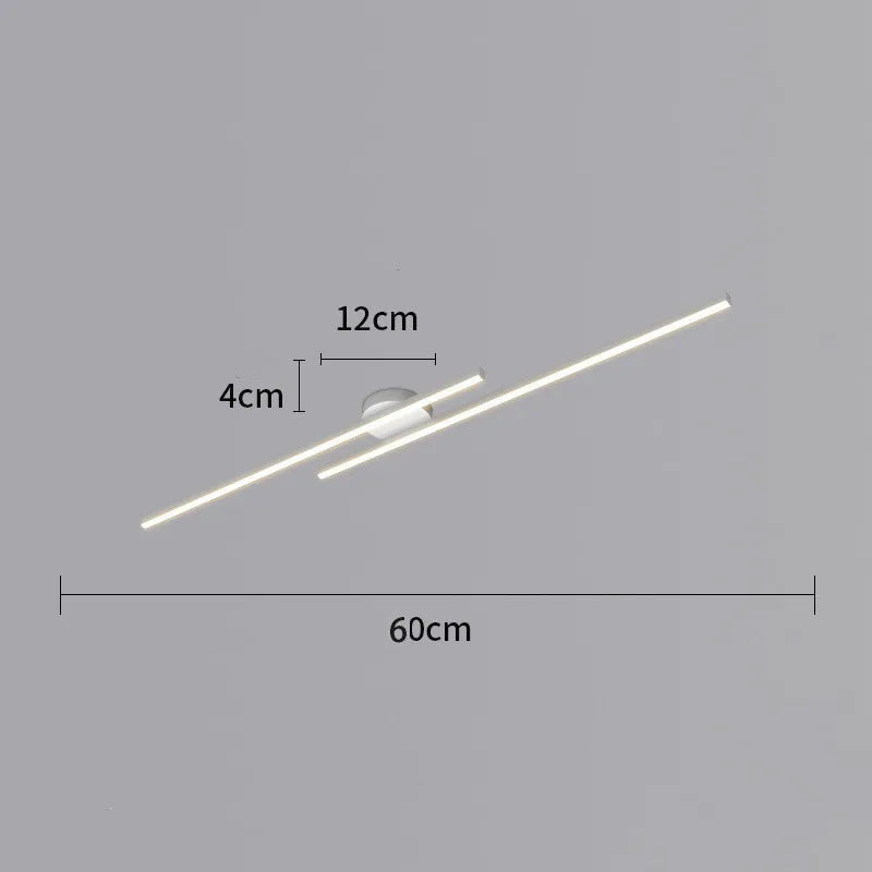 Linear Aluminium LED Ceiling Light — view 8