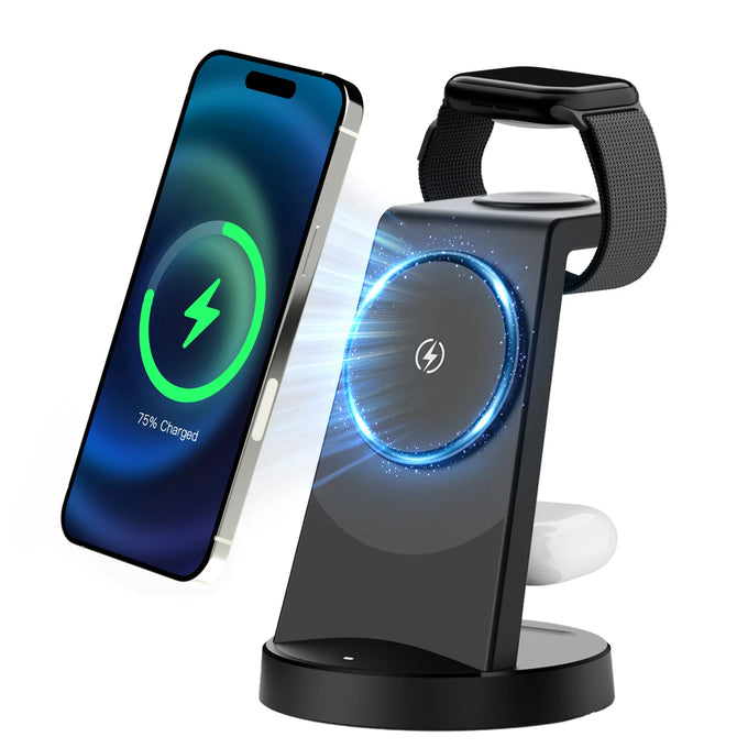 Foldable 3-in-1 Wireless Charging Stand — product image