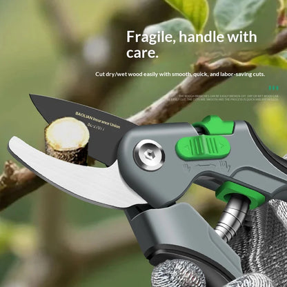 Plant Trim Pruner Cut Horticulture Secateur Shrub Garden Scissor Set Branch Shear Orchard Pruning Shears Tools
