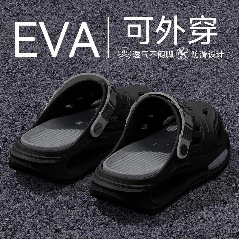 Bow foot support EVA sports sandals for men's summer indoor 2026 new cool slippers for men's home decor