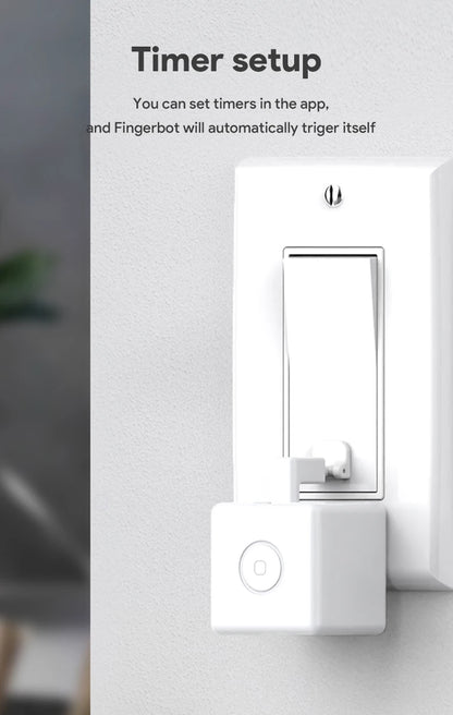 Tuya Zigbee Bluetooth Smart Touch Fingerbot Plus USB Rechargeable Switch Button Pusher Arm Fingerbot Via Alice Alexa Google Home