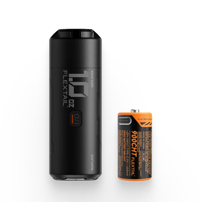 FLEXTAIL ZERO PUMP - 30g Portable Camping Air Pump Electric Inflator for Sleeping Pads, 1 Rechargeable Battery Included
