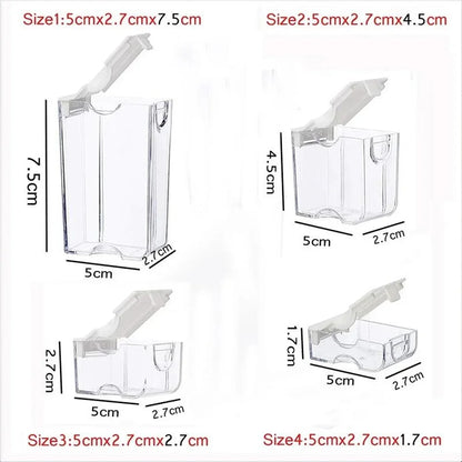 42/50/78 Grids Box Elizabeth Ward Bead Storage Portable Container Transparent Diamond Painting Plastic Storage Box