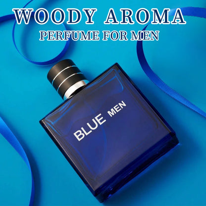 3.4 oz men's eau de toilette spray, durable perfume, lemon mint pink pepper flavor, very suitable for dating, daily life, partie