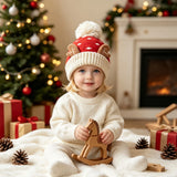 Kids' Reindeer & Snowflake Knit Hat — view 5