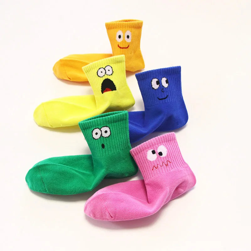 Kids' Funny Face Socks Set — product image