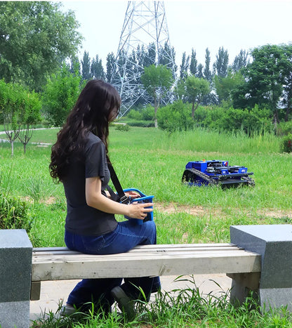Customized Remote Control Self Propelled DIY Mower AWY-550 Crawler All-terrain with Simple Operation and High Efficiency CE EPA
