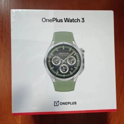 100% New OnePlus Watch 3 Global Version Smart Watch  32GB 1.5'' AMOLED Snapdragon W5 Wear OS by Google GPS NFC IP68 5ATM