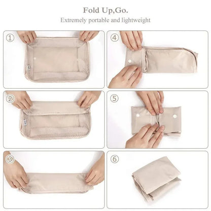 6/8Pcs Set Travel Bag Organizer Clothes Luggage Travel Organizer Blanket Shoes Organizers Bag Suitcase Pouch Packing Cubes
