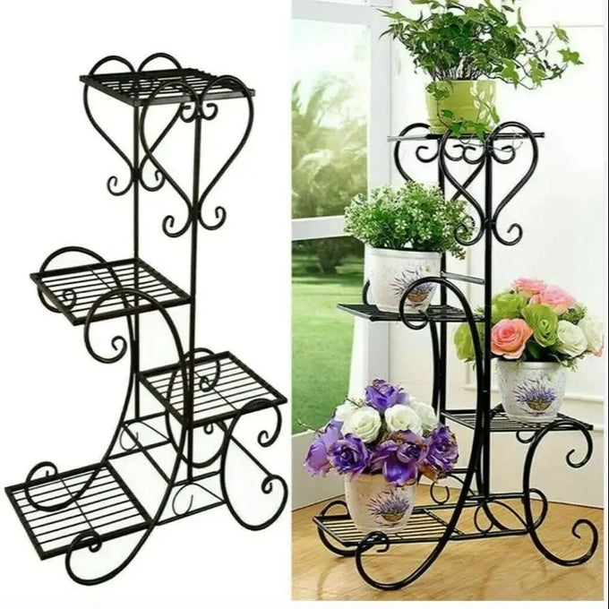 Four-Tier Metal Plant Stand — product image