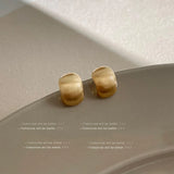 Brushed Geometric Earrings — view 20