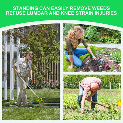 Weeding Head Replacement Manual Weed Remover Plastic Claw Weeder Root Remover Hand Tool For Outdoor Stand Up Weed Puller Tool