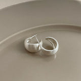Brushed Geometric Earrings — view 11