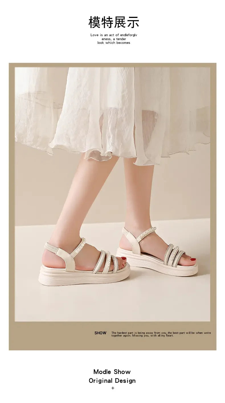 New Arrival Women's Sandals Slides Fashion Casual Ladies Breathable Non-slip Soft Sole Outdoor Beach Daily Home Shoes