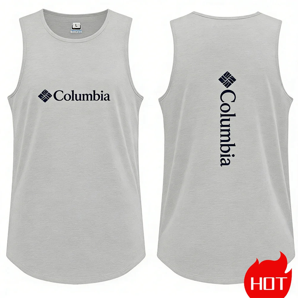 Outdoor sports round neck basketbal jerseys Breathable running vests Summer men's t-shirts and tank tops quick-dry mesh tops man