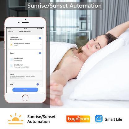 LoraTap Tuya Smart Life ZigBee 3.0 Curtain Blind Switch for Roller Shutter Electric Motor Google Assistant Alexa Voice Control