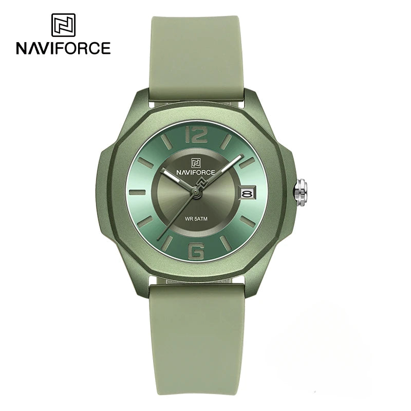 NAVIFORCE NF7107 Quartz Calendar Waterproof and Shockproof Watches for Women Clocks