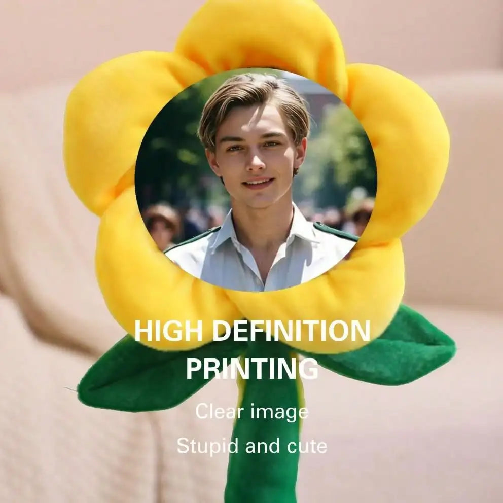 DIY flower shaped decoration with customized plush flowers, singing, learning to speak, recording, enchanting flower decoration