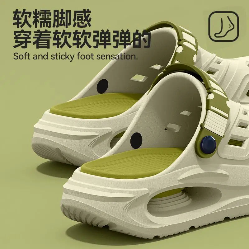 Bow foot supported EVA sports sandals suitable for men's summer indoor 2026 new cool slippers suitable for men's home decoration
