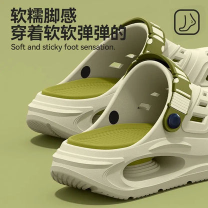 Bow foot supported EVA sports sandals suitable for men's summer indoor 2026 new cool slippers suitable for men's home decoration
