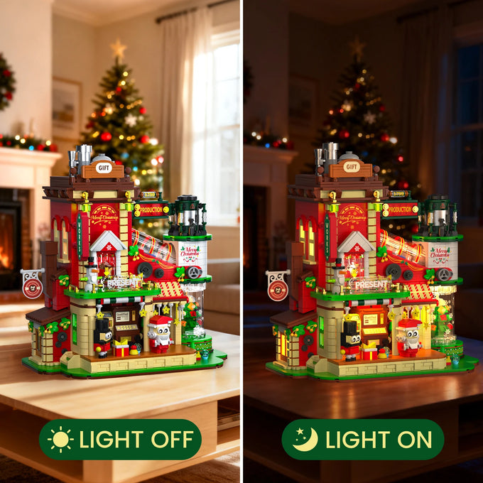 LED Santa Workshop Building Set — product image