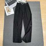 Relaxed High-Waisted Wide-Leg Pants