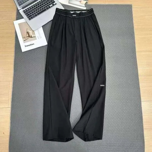Relaxed High-Waisted Wide-Leg Pants