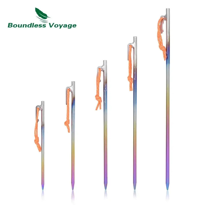 Titanium Camping Tent Stakes — product image