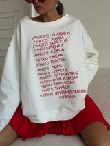 Graphic Crewneck Sweatshirt