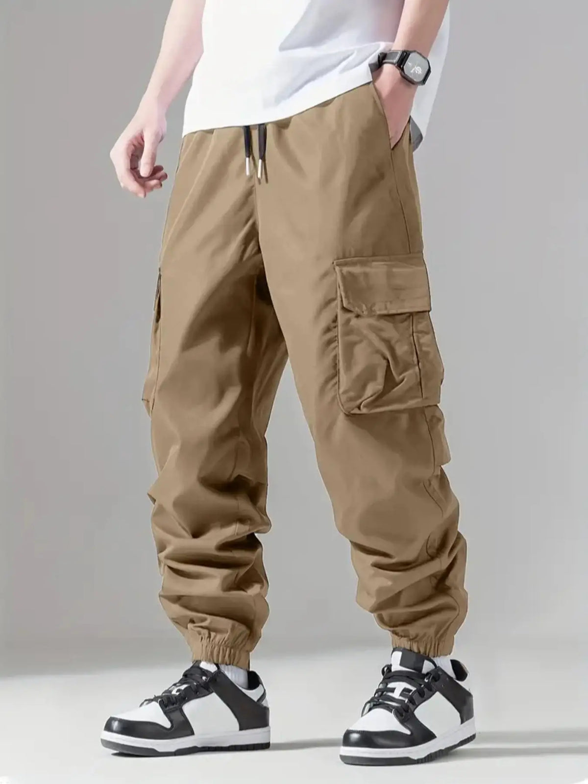 Men's Cropped Casual Trousers — view 7