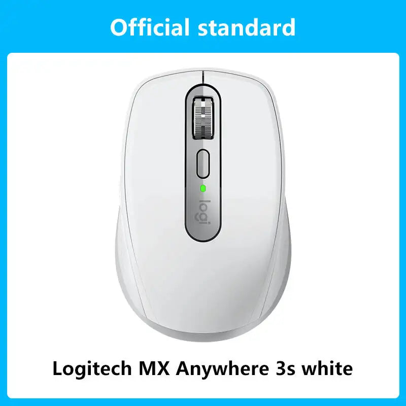 Logitech MX Anywhere 3S Mouse, Wireless, 8000 DPI, MagSpeed Scroll, Silent, 10m, USB-C Charge, Laptop