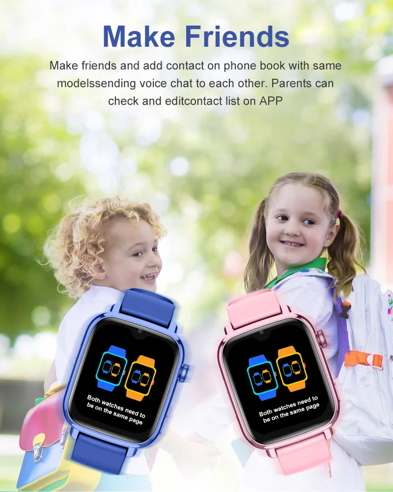 Wonlex KT34 Children's Smart Watch 4G WiFi Video Call Kids Watch GPS Tracker Google Store APP Download Kids SmartWatch WhatsApp