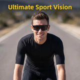 Oversized Wraparound Sports Sunglasses — view 2