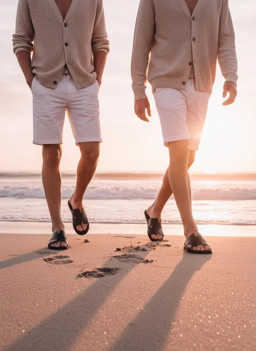 New men's daily shoes bathroom outdoor casual sandals non-slip and wear-resistant lightweight men's cool slippers