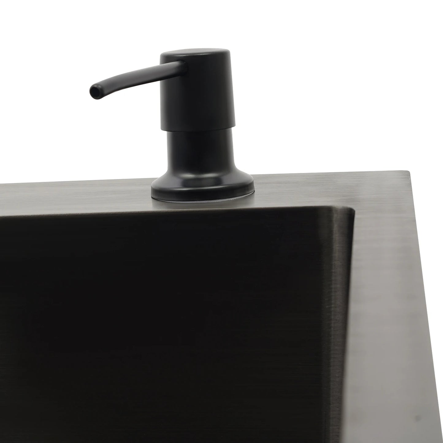 Stainless Steel Kitchen Sink with Draining Basket Soap Dispenser Utility Sink and Drainer with Efficient for Home Kitchen